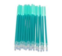PATIKIL 24 Pcs Erasable Gel Pens Refills, 0.5mm Heat Erasable Pens Refills for Fabric Disappearing Ink Fabric Marking Pen for Sewing Quilting Writing, Green Ink