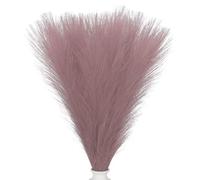 PATIKIL 24in Pampas Grass Decor, 30pcs Artificial Pampas Grass Bulk Fluffy Faux Pampas Grass Small Dried, Purple