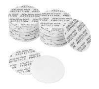 PATIKIL 24mm/0.94" Foam Lid Liner, 160Pcs Adhesive Round PS Pressure Sensitive Seals, Cap Liners Resistant Tamper for Plastic Glass Jar Bottle Cap Canning Vials Seals
