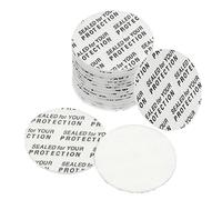PATIKIL 24mm/0.94" Foam Lid Liner, 500Pack Adhesive PS Pressure Sensitive Seal Cap Liners Resistant Tamper for Plastic Glass Jar Bottle Cap Seals