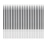 PATIKIL 24Pack 0.5mm Gel Pen Refills for Coloring, Medium Point Gel Ink Pens Refills for Coloring Book Drawing Art Supplies Scrapbook Journaling, Blue Black