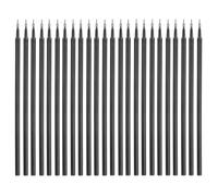 PATIKIL 24Pack 0.5mm Gel Pen Refills for Coloring, Medium Point Gel Ink Pens Refills for Coloring Book Drawing Art Supplies Scrapbook Journaling, Black