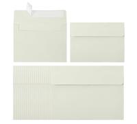 PATIKIL 24Pack A2 Envelopes, Self Seal Beige Invitation Envelopes for Postcard Wedding Greeting Cards Photos Announcement Mailing, 14.6 x 11.1cm Size