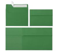 PATIKIL 24Pack A2 Envelopes, Self Seal Dark Green Invitation Envelopes for Postcard Wedding Greeting Cards Photos Announcement Mailing, 14.6 x 11.1cm Size