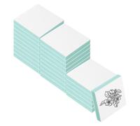 PATIKIL 24Pcs 2X2" Rubber Carving Blocks, Soft Linoleum Art Carving Block Square Crafts Stamp Making for Printmaking Stamps Carving Supplies, Green