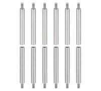 PATIKIL 24pcs M3 Standoffs, M3 40+6mm Spacer Standoffs Steel Threaded Standoffs Screws Kit 3mm ID 5mm OD Metric Male Female Thread Adapters for Circuit Board PCB RC Drones Motherboard