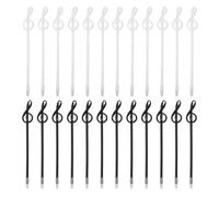 PATIKIL 24pcs Rollerball Pens 1.0mm, Musical Note Ball Point Pens Black Liquid Gel Ink Music Novelty Smooth Writing for Home Office Gifts, Black/White
