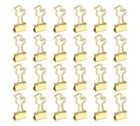 PATIKIL 24Pcs Small Binder Clips, Duck Shape Cute Binder Clips Paper Clamps Bulk Plating for Paper Bookmarks Planner Notes Letter Journals Office Supplies Bags Crafts, Gold