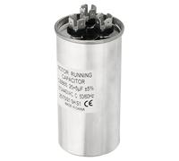 PATIKIL 25/5uF 25+5MFD 370-440V AC Capacitor, 1Pcs CBB65 Motor Start Capacitors Dual Round Run Capacitor for Air Conditioner or Heat Pump Condenser Straight Cool