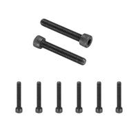 PATIKIL 25 Pcs M8 x 50 mm Hex Socket Head Cap Screws Bolts, 12.9 Grade Carbon Steel Socket Drive Screws, Black Oxide, Full Threads