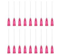 PATIKIL 25Ga Dispensing Needles, 18PCS 1.5 Inch Industrial Blunt Tip Dispensing Needle Syringes with Luer Lock Needle for Refilling Liquid Inks Adhesive Glue Oil, Red