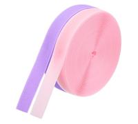 PATIKIL 26.25 Feet Carpet Marker Strips, 2 Rolls Nylon Carpet Strips Spots Hook Tape for Classroom Floor Decoration Teacher Education Social Distance, Purple/Pink