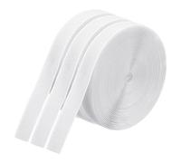 PATIKIL 26.25 Feet Carpet Marker Strips, 3 Rolls Nylon Carpet Strips Spots Hook Tape for Classroom Floor Decoration Teacher Education Social Distance, White
