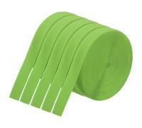PATIKIL 26.25 Feet Carpet Marker Strips, 5 Rolls Nylon Carpet Strips Spots Hook Tape for Classroom Floor Decoration Teacher Education Social Distance, Green