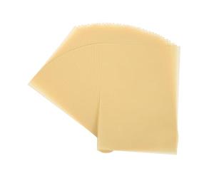 PATIKIL 27.9x21.6cm Vellum Paper, 36 Pcs Printable Tracing Paper, Translucent Vellum Sheets Jackets Tracing 100g for Invitations Belly Bands Envelope Gift Drawing Sketching,Light Gold