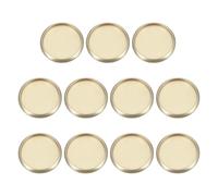 PATIKIL 28mm 1 1/9" Champagne Gold Round Book Binding Discs, 11 Pcs Aluminum Alloy Discbound Expansion Discs Round Binder Rings for DIY Notebook Planner