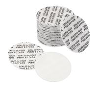 PATIKIL 28mm/1.1" Foam Lid Liner, 300 Pack Adhesive PS Pressure Sensitive Seal Cap Liners Resistant Tamper for Plastic Glass Jar Bottle Cap Seals