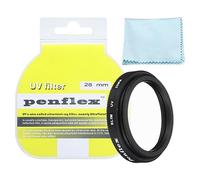 PATIKIL 28mm UV Filter, 1 PCS UV Protection Filter SLIM UV Camera Lens Filter Aluminum Optical Camera Accessory Crystal Clear Pics for 28mm Camera Lens Filter Photography Picture