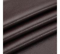 PATIKIL 29x17x0.03 Inch PU Leather Sheets, Soft Colored Faux Goat Grain PU Leather Sheet Repair Fabric Patch for Book Binding, Repairing, Crafting, Sewing, Dark Brown
