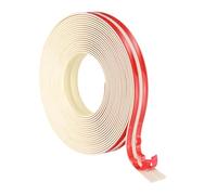 PATIKIL 2cm x 6m Wall Corner Protector, Self Adhesive Wall Corner Guard Edge Protector Flexible Peel and Stick Molding Trim for Ceiling Countertop, Beige Wood Grain