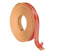 PATIKIL 2cm x 6m Wall Corner Protector, Self Adhesive Wall Corner Guard Edge Protector Flexible Peel and Stick Molding Trim for Ceiling Countertop, Yellow Oak Grain