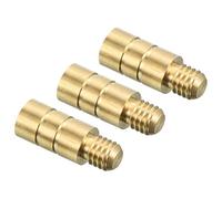 PATIKIL 2g Copper Dart Weight Add Accentuator 3 Pcs 16mm Length 2BA Thread Darts Weight Adjuster Dart Accessories Copper Color