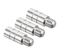 PATIKIL 2g Copper Dart Weight Add Accentuator 3 Pcs 16mm Length 2BA Thread Darts Weight Adjuster Dart Accessories Silver