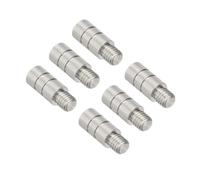 PATIKIL 2g Dart Weights, 6Pcs Brass Add Accentuator 2BA Thread for Dart Counter Weight Accessories, Silver Tone
