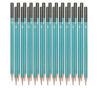 PATIKIL 2H Drawing Pencils, 24PCS Sketch Pencils for Drawing, Art, Sketching, Painting, Writing, Pre-Sharpened, Wood, Graphite, Black Refill, Green/Black Pole