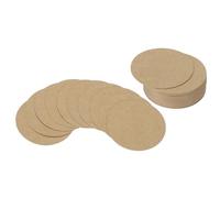 PATIKIL 2inch Circle Card Stock, 50Pcs Round Shape Cutouts Paper Thick Cardstock Coaster for DIY Craft Projects Classroom Bulletin Board Decor, Kraft Color