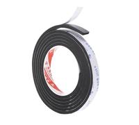 PATIKIL 2m/6.6ft Sealing Foam Tape, 1.5cm Wide 5mm Thick Single Sided Weather Stripping Door Seal Strip for Window Door Insulation, Black