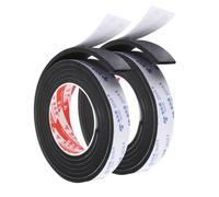PATIKIL 2m/6.6ft Sealing Foam Tape, 2 Pack 3cm Wide 5mm Thick Single Sided Weather Stripping Door Seal Strip for Window Door Insulation, Black