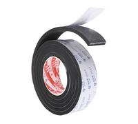PATIKIL 2m/6.6ft Sealing Foam Tape, 4.5cm Wide 10mm Thick Single Sided Weather Stripping Door Seal Strip for Window Door Insulation, Black