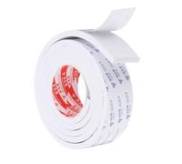 PATIKIL 2m/6.6ft Sealing Foam Tape, 5cm Wide 10mm Thick Single Sided Weather Stripping Door Seal Strip for Window Door Insulation, White