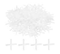 PATIKIL 2mm Cross Tile Spacers,600 Pcs Suit 2mm Plastic Floor Wall Hexagonal Tile Spacers for Floor Wall Spacing Paving Tiling Installation Leveling Laying, White