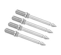 PATIKIL 2mm Test Probe Pins, 4 Pcs Copper Multimeter Test Lead Extention Probe Pin Tip Needle for Electrical Circuit Test Measurement, Silver