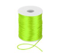 PATIKIL 2mm x 110 Yard Nylon String Cord Beading Satin String Knotting Cord Twine Thread for Jewelry Making Chinese Knotting Necklaces Macrame DIY Craft, Sky Blue