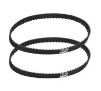 PATIKIL 2pcs 140XL Rubber Timing Belt 70 Teeth 10mm Width 5.08mm Pitch Synchronous Closed Loop Geared Drive Belt Black for Industrial