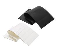 PATIKIL 2pcs 5.1 x 17 x 0.12 Inch Keyboard Foam, Sound Dampening Foam Keyboard Modular Sponge for Hot Swap Mechanical Key Boards, Black, White