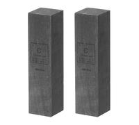 PATIKIL 2Pcs Carbon Cube, 0.5x0.5x2" C Density Stick High Density Element Rod Unique Metal Cube Periodic Table of Elements Collections Lab Experiment Teacher Scientific Classes