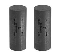 PATIKIL 2Pcs Carbon Stick, 0.8x2" C Density Stick High Density Element Rod Unique Metal Round Periodic Table of Elements Collections Lab Experiment Teacher Scientific Classes