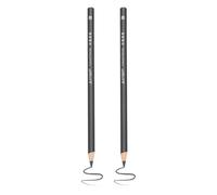 PATIKIL 2Pcs Color Drawing Pencils for Sketching, Sketch Colored Pencils Graphite Drawing Pencil Art Supplies for Coloring Books Painting Writing Artists Beginners, Black