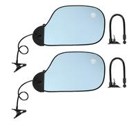 PATIKIL 2Pcs Desk Shade, 22.8" Adjustable Cubicle Shade with Suction Cup and Clip Portable Foldable Cubicle Light Shield for Block Overhead Light Privacy Glare Reduction, Blue