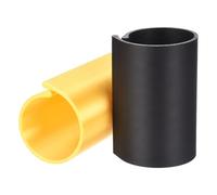 PATIKIL 2Pcs Diamond Art Painting Canvas Holder, Diamond Art Storage Rolls Anti-Roll Canvas Rings Organizer Painting Roller Bracket 3D Printing for DIY Craft Tool Accessories, Black/Gold