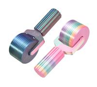 PATIKIL 2Pcs Diamond Art Roller, Detachable Diamond Paint Tools Easy-Grip Hand Roller Gem Art Straightening for Rhinestone Embroidery Essential DIY Craft Accessories (Candy Color/Metallic)