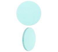 PATIKIL 2Pcs Diatomite Coasters, 3.9" Round Instant Drying Water Absorbing Stone Tray Diatomaceous Coasters Set of 2 for Desk Cups Drinks Cosmetic Bottles Soap, Green