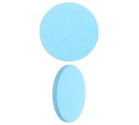 PATIKIL 2Pcs Diatomite Coasters, 3.9" Round Instant Drying Water Absorbing Stone Tray Diatomaceous Coasters Set of 2 for Desk Cups Drinks Cosmetic Bottles Soap, Blue