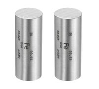 PATIKIL 2Pcs Iron Stick, 0.8x2" Fe Density Stick High Density Element Rod Unique Metal Round Periodic Table of Elements Collections Lab Experiment Teacher Scientific Classes