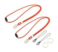 PATIKIL 2Pcs Neck Lanyard Strap for Keys ID Badges Holder Long Keychain Lanyard Orange