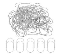 PATIKIL 2x1 Inch Large Paper Clip, 50 Pcs Metal Paper Clip Wide Rust-Proof Strong Durable Bulk for Office Supplies Document Organization Binder Bookmarks Planner, Silver Tone